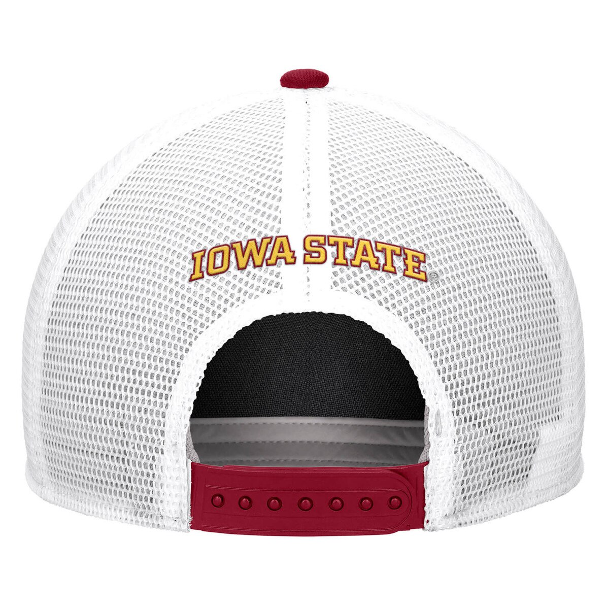 Nike I-State Patch Cardinal and White FA26 Structured Adjustable Cap back vendor image